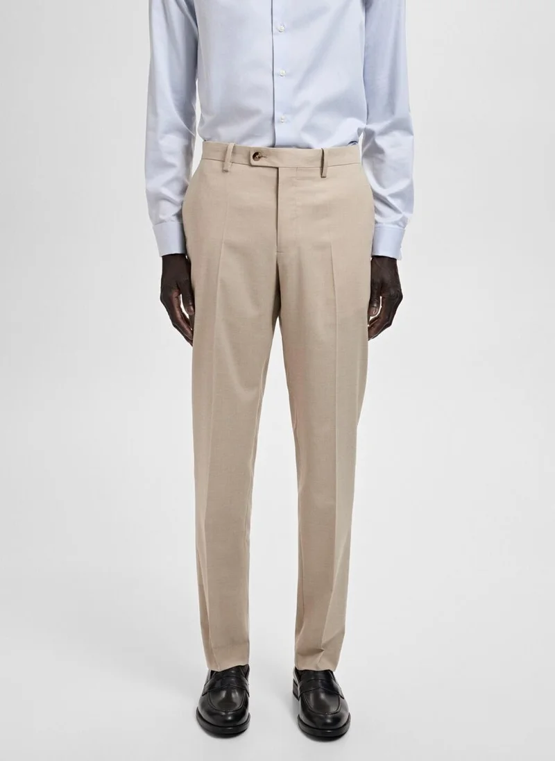 Mango Man milan slim-fit suit pants